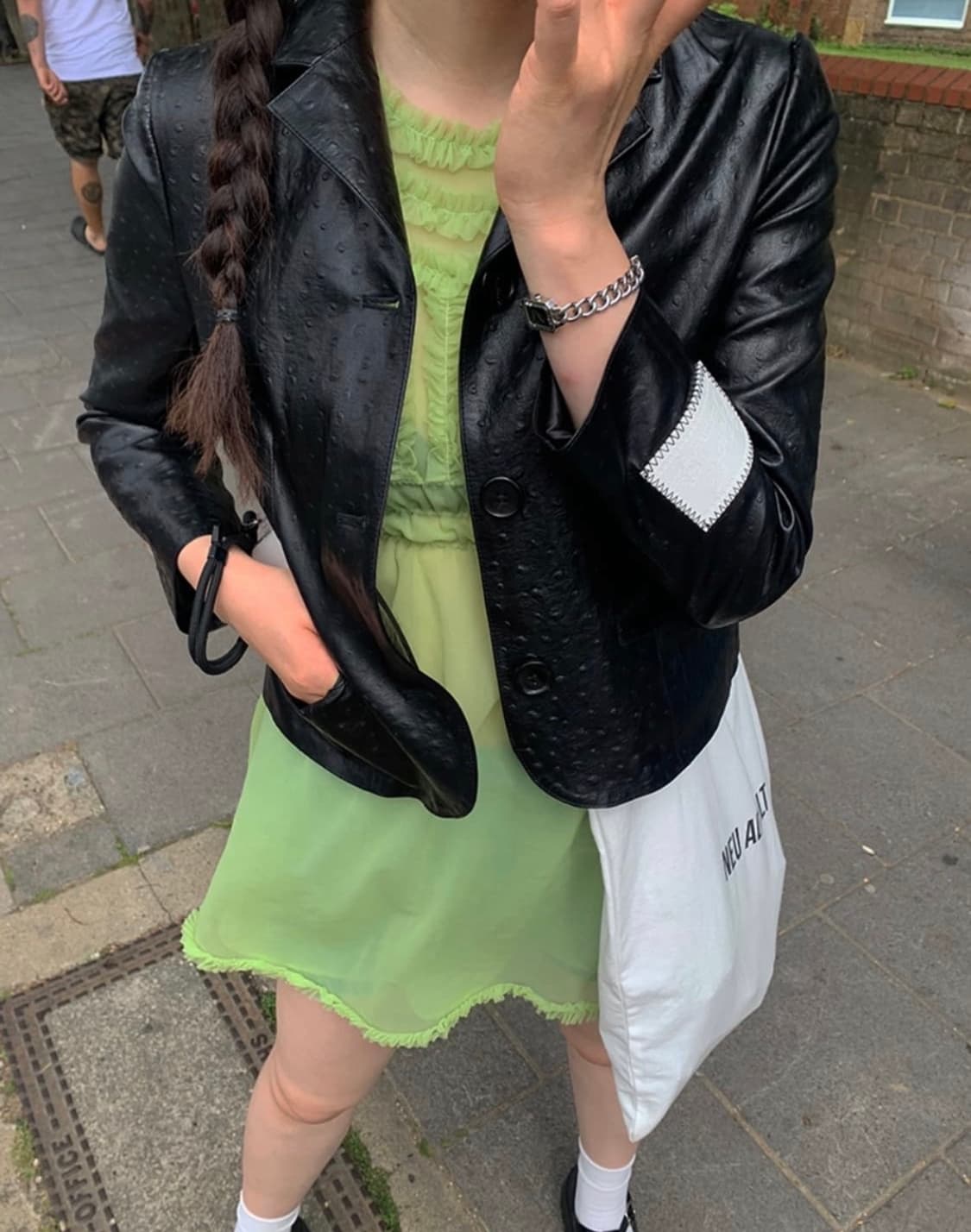 freckle 프레클 러플 드레스 상품이미지1