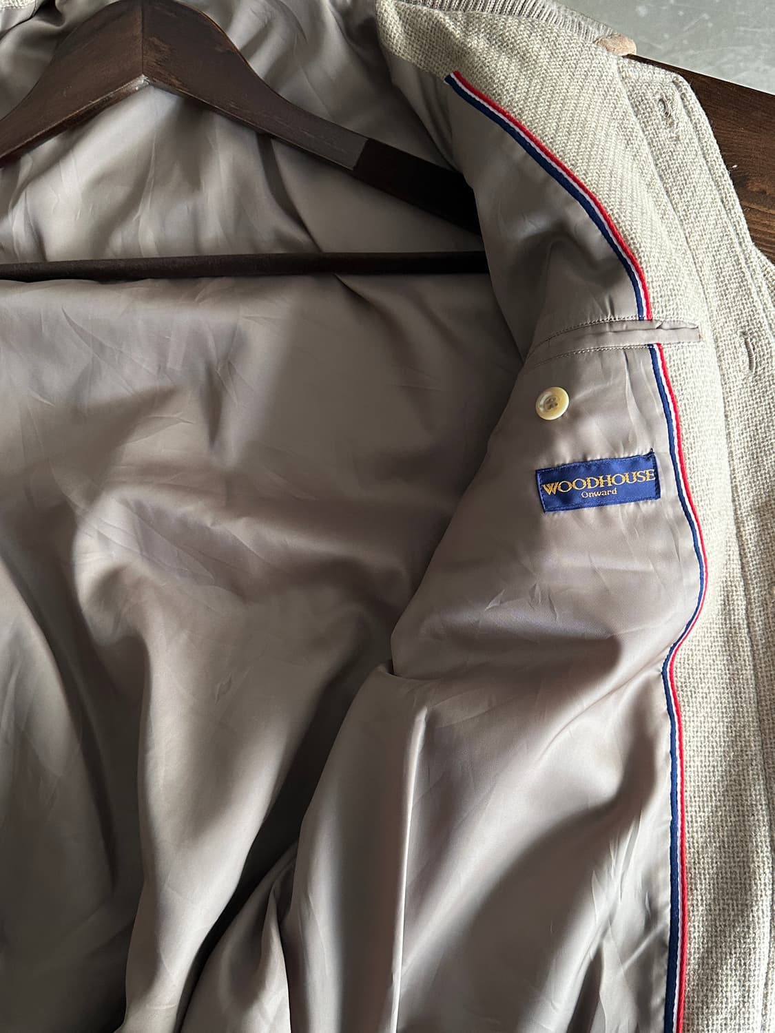 Woodhouse 울 니트 블루종 상품이미지8