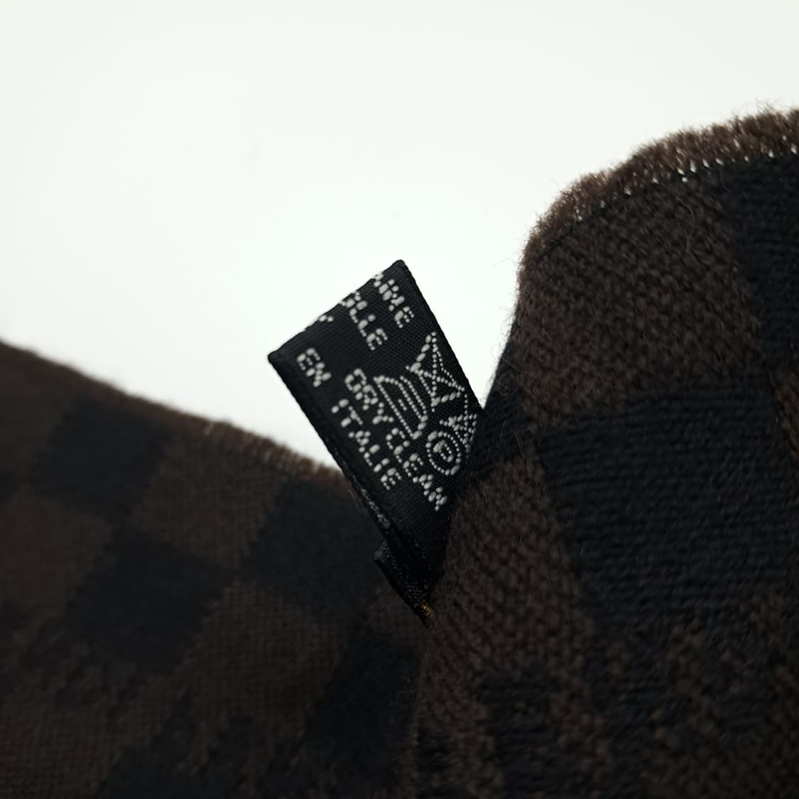 MX280 펜디 클래식 체크 Cronache 빈티지 울 목도리 머플러 상품이미지6