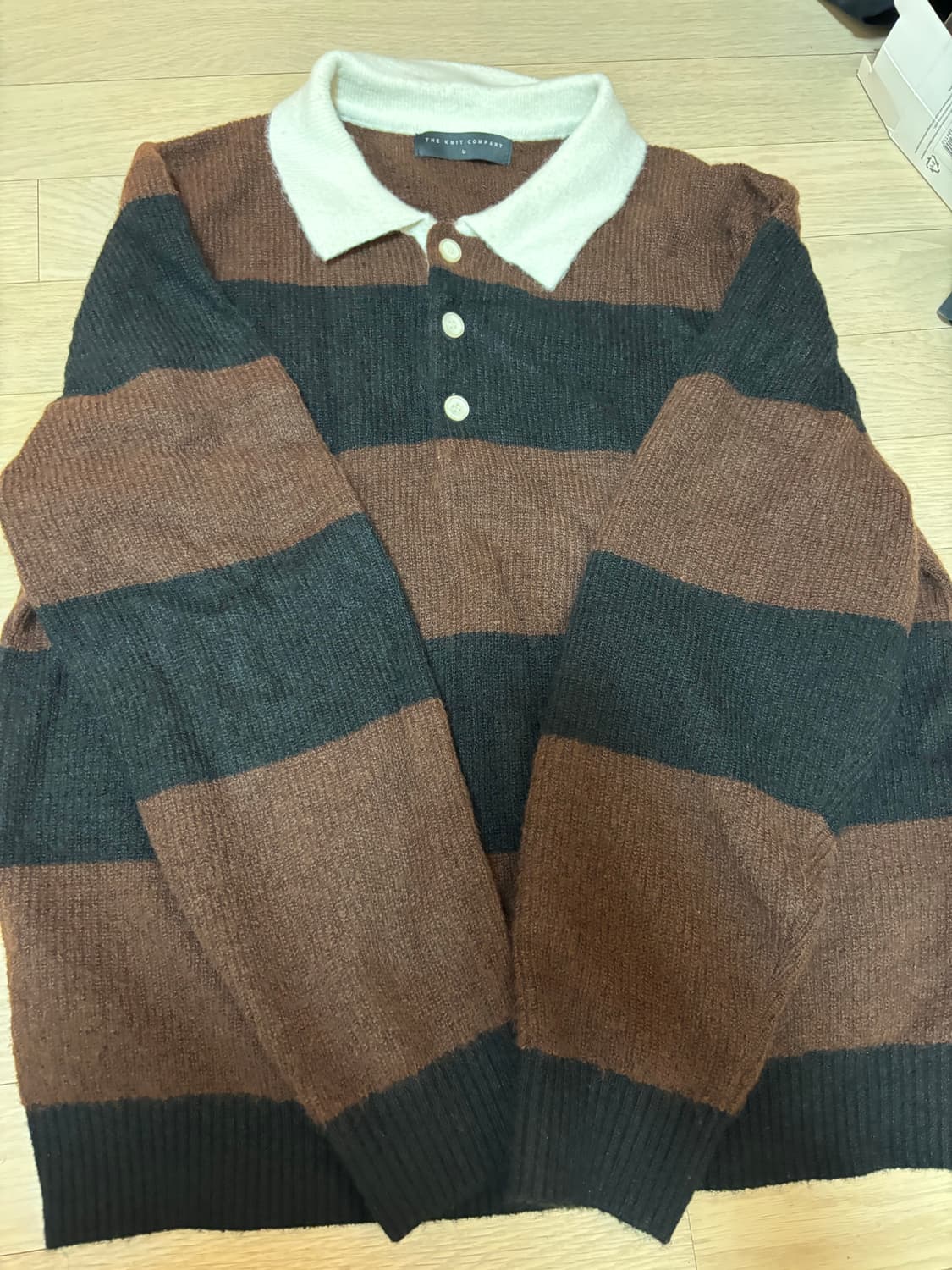 더니트컴퍼니 알파카 블렌드 럭비 니트 상품이미지1