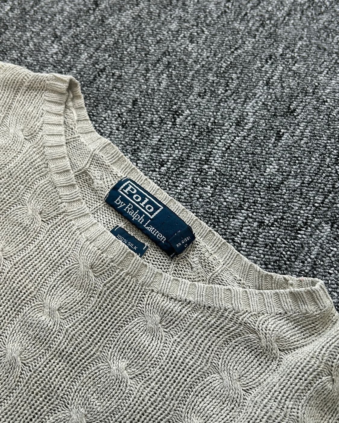 폴로 랄프로렌 케이블 실크 니트 상품이미지5