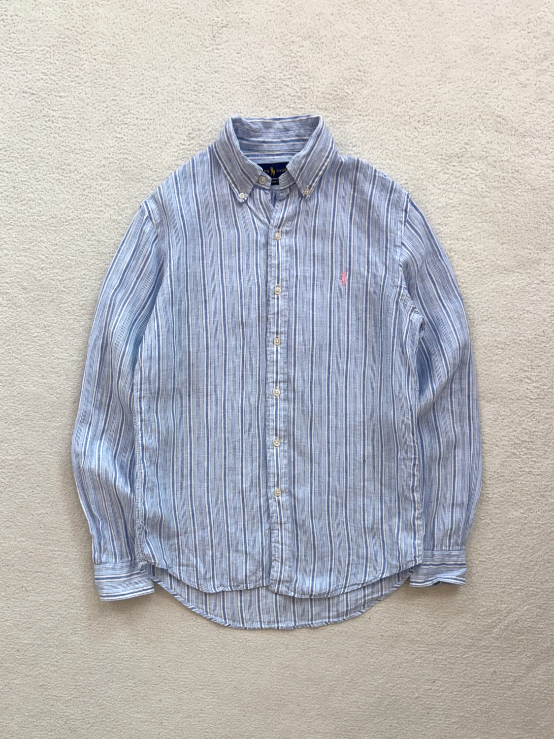 폴로 스트라이프 린넨 셔츠 상품이미지2