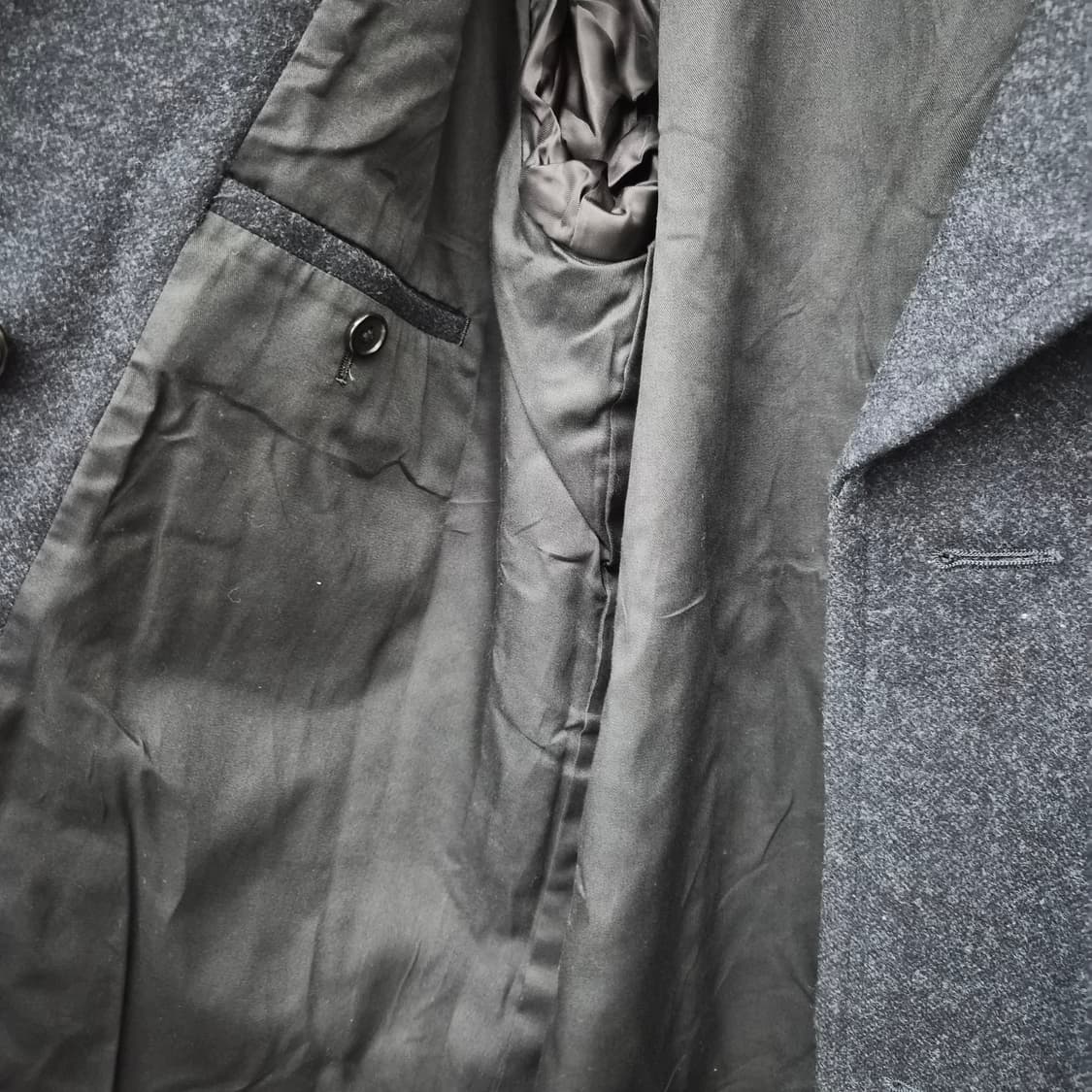 마가렛호웰 블랙 더블 롱코트 여성 L 상품이미지4