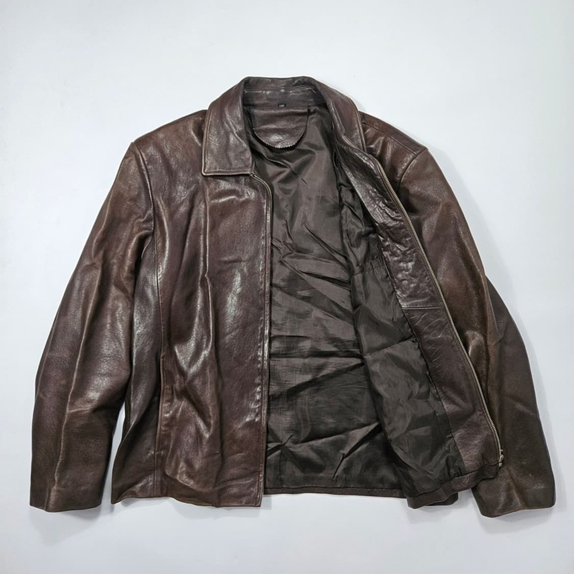 빈티지 양가죽 집업 자켓 2XL  상품이미지6