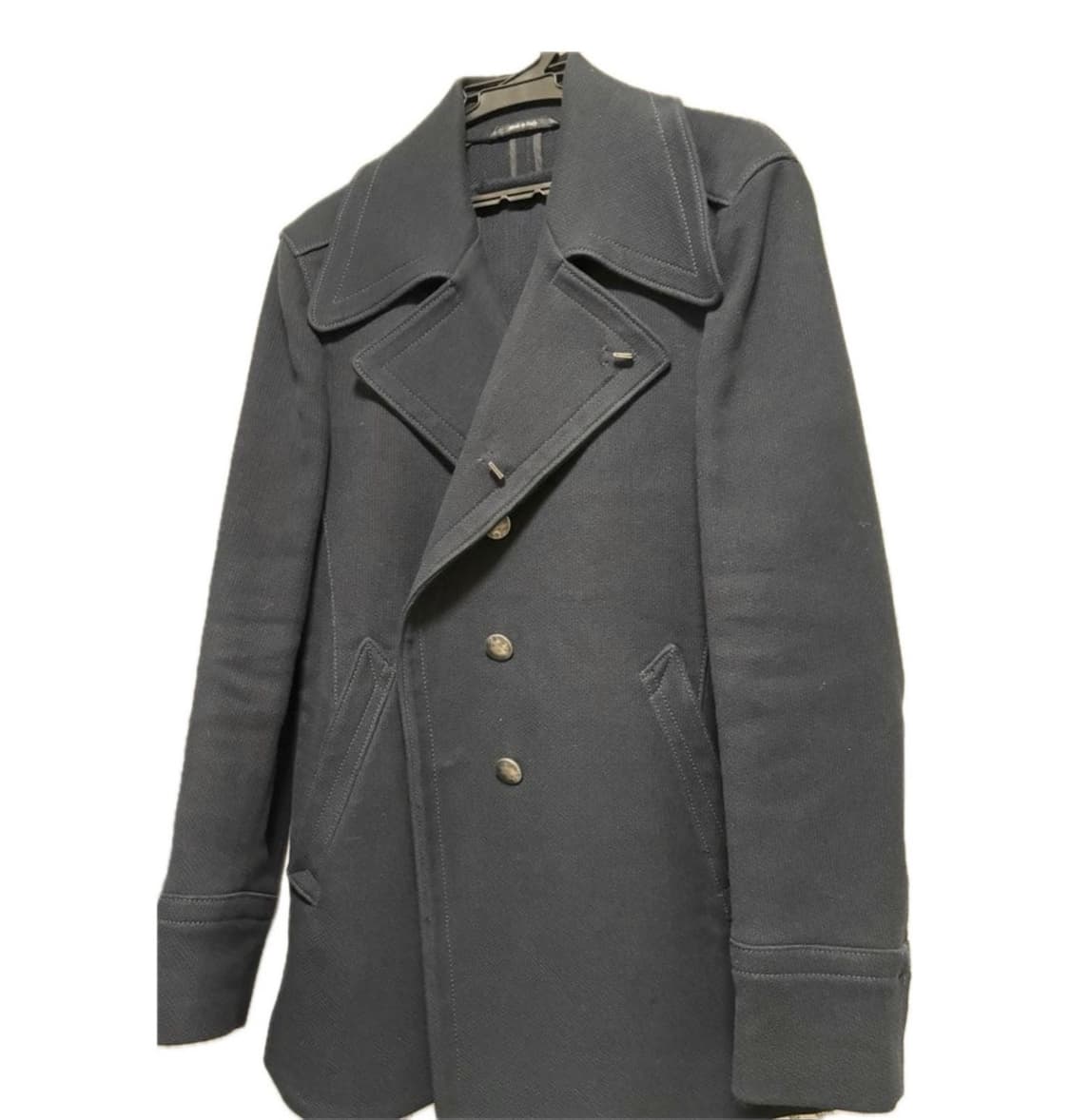 maison margiela pea coat black 상품이미지1