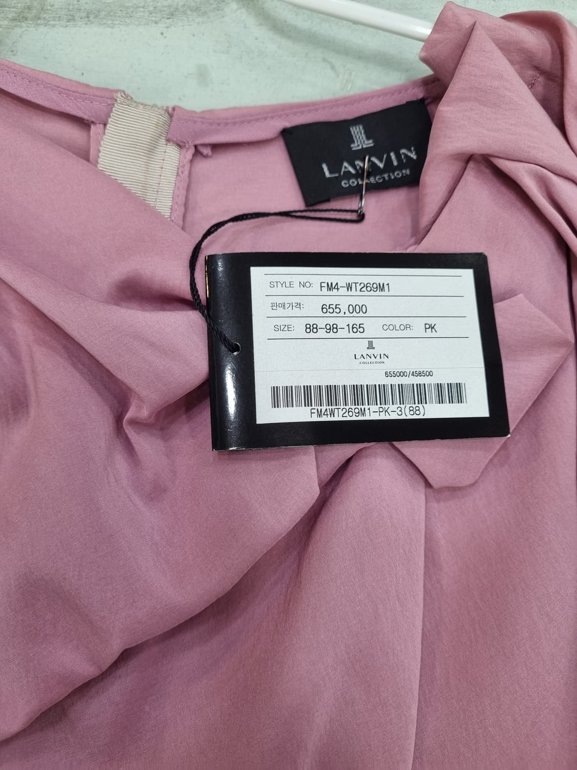 LANVIN COLLECTION 핑크 리본 블라우스 88 상품이미지4