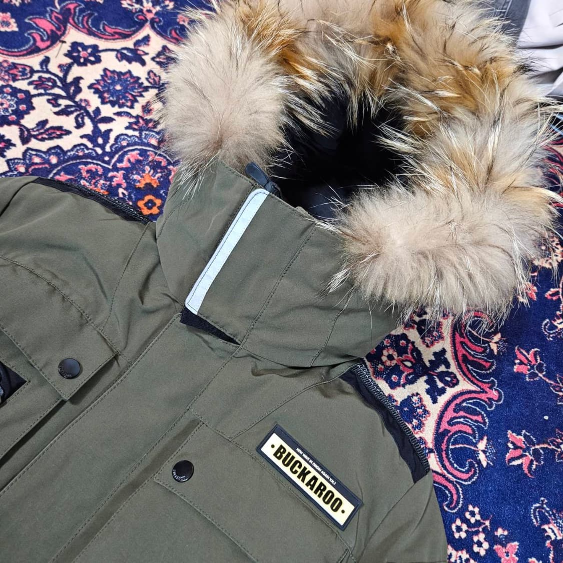 버커루 구스다운 헤비 패딩 점퍼 M size 상품이미지5