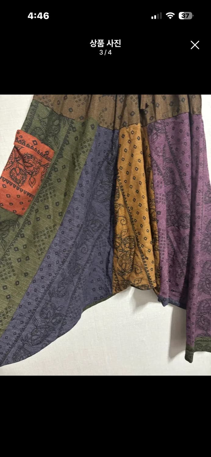 빈티지 히피 패치워크 팬츠 상품이미지3