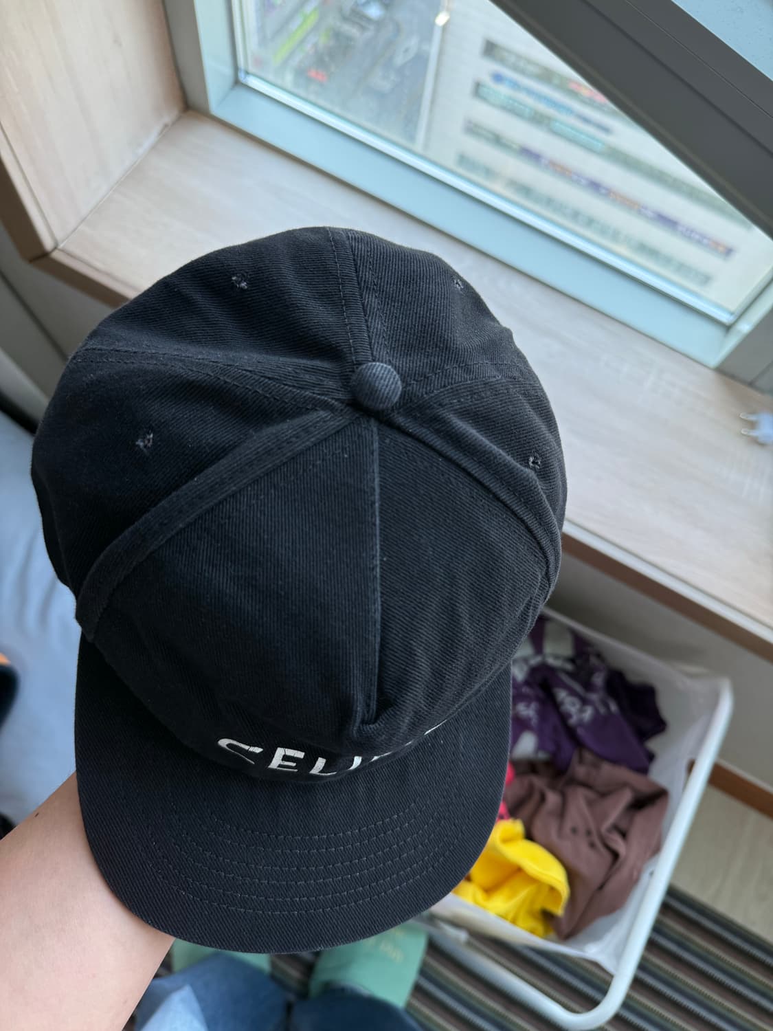 셀린느 로고 코튼 볼캡 상품이미지2