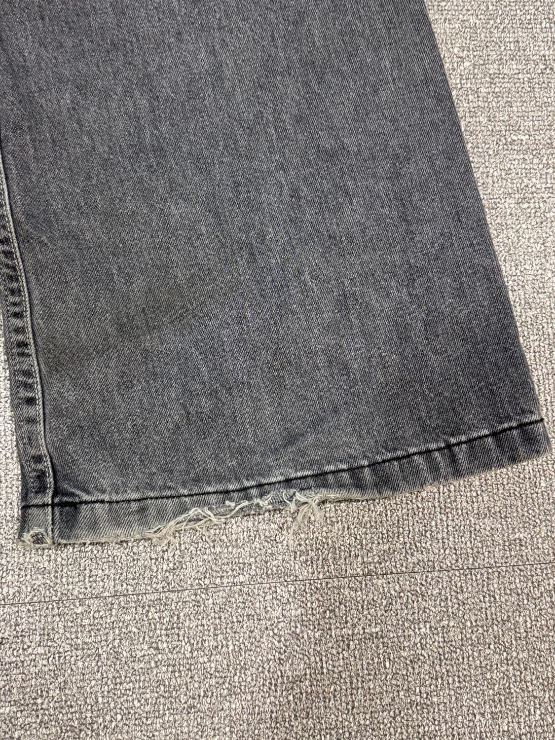 H&M 플레어 와이드 부츠컷 데님팬츠33/30 상품이미지4