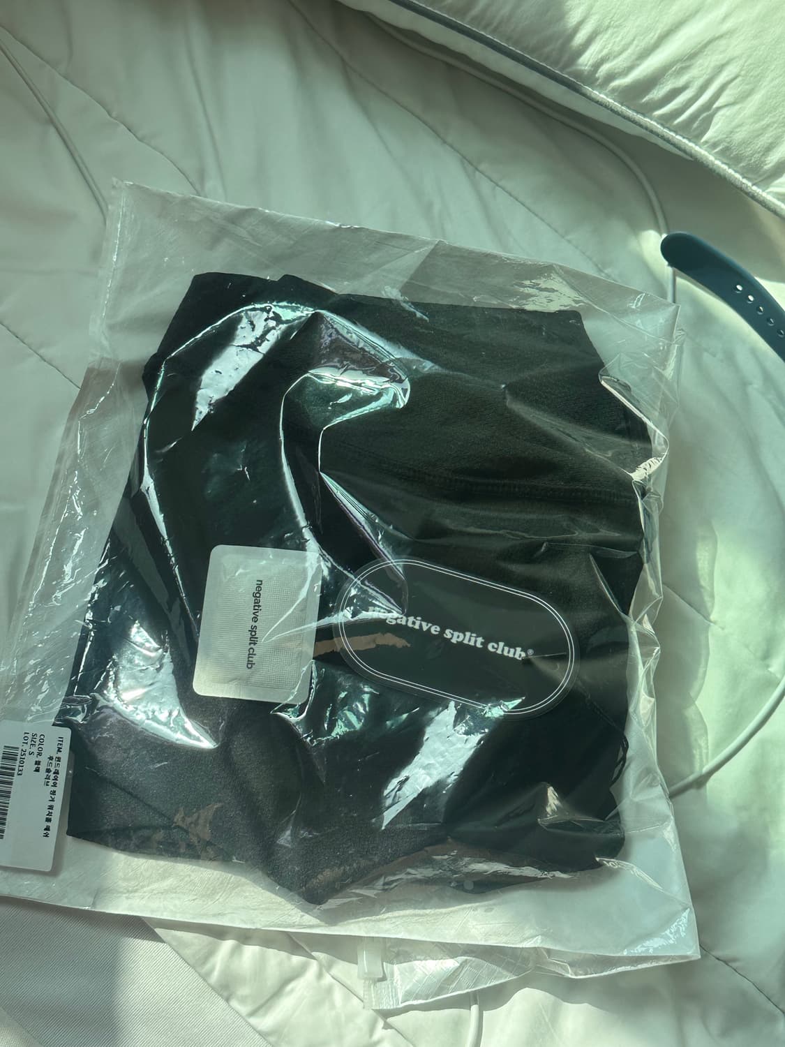 네거티브 스플릿 클럽 핑거 위치홀 후드 s사이즈 상품이미지3