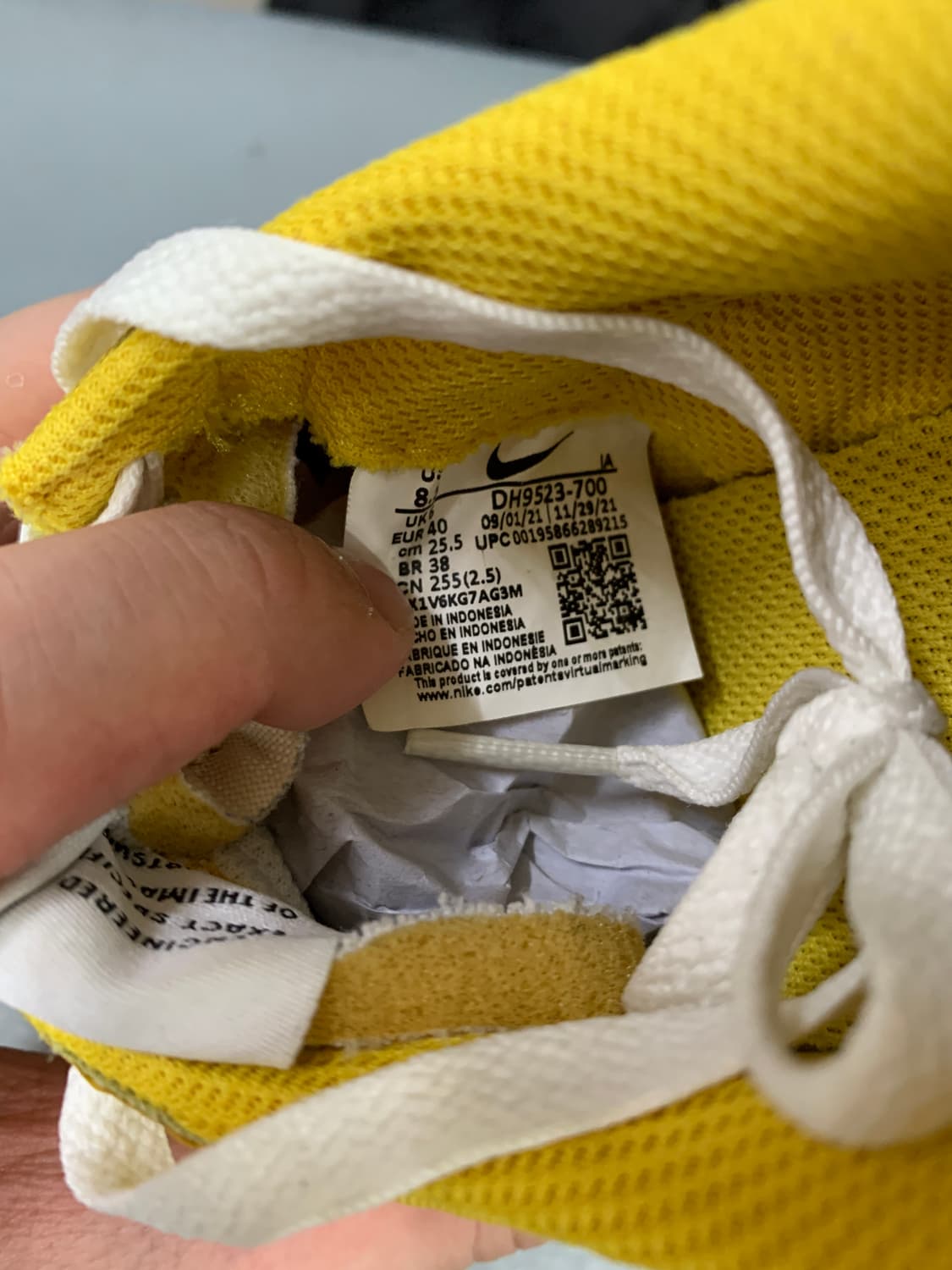 나이키 와플 데뷔 비비드 설퍼 255 상품이미지6