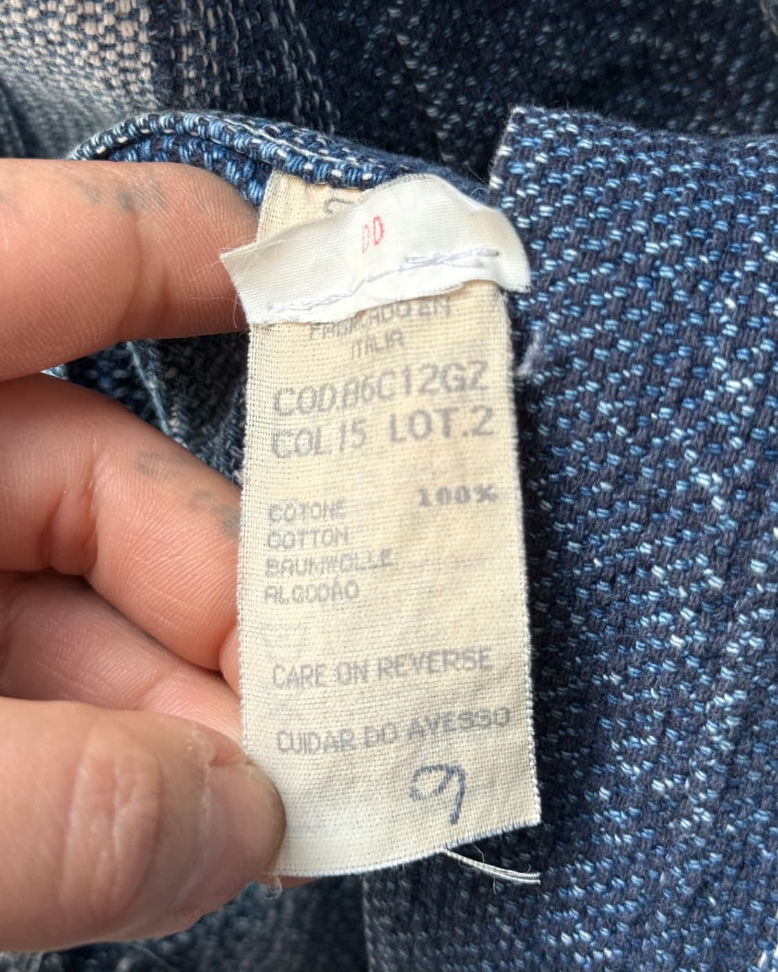 Armani jeans 90s heavy cotton shirt 상품이미지5