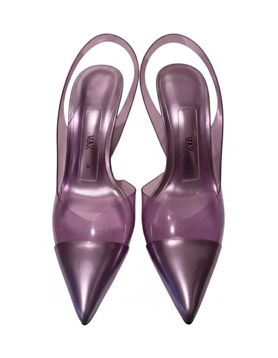 자라 투명 힐 라일락 35 상품이미지1