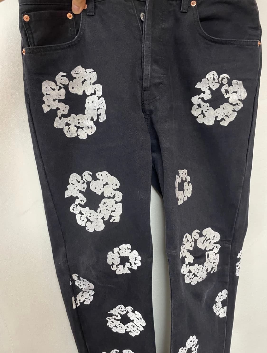데님티어스 블랙 데님 denim tears black denim 상품이미지3