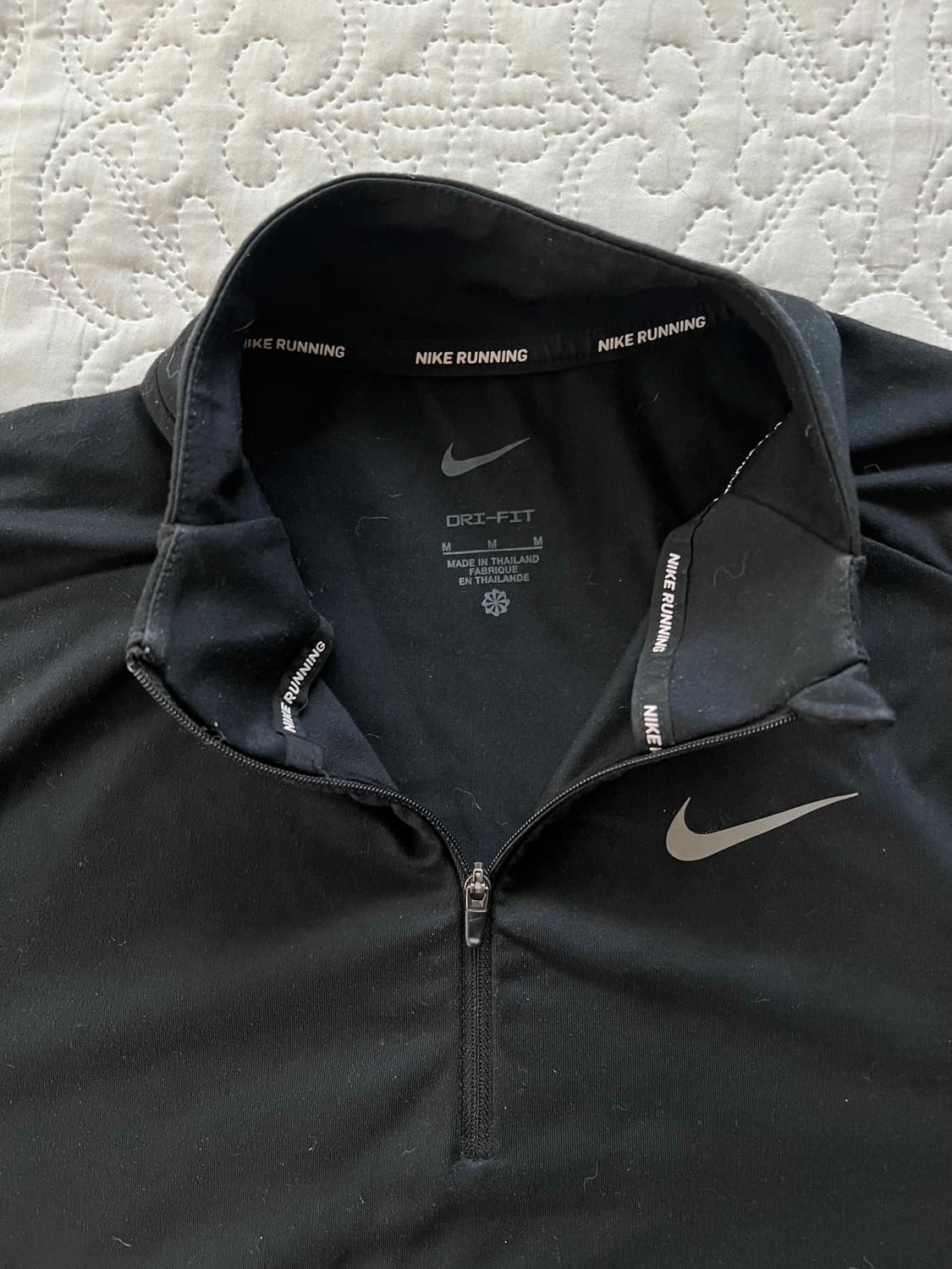 나이키 드라이 핏 엘리먼트 쿼터집 러닝 탑 M 상품이미지6