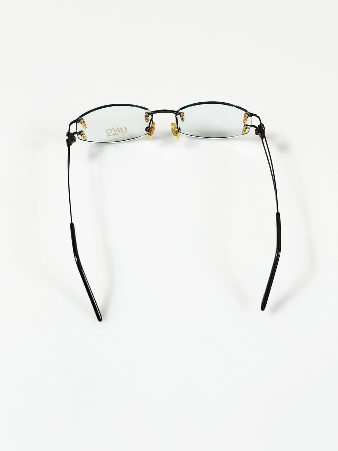 UNO Eyewear 무테 오벌 메탈 프레임 빈티지 안경 상품이미지5