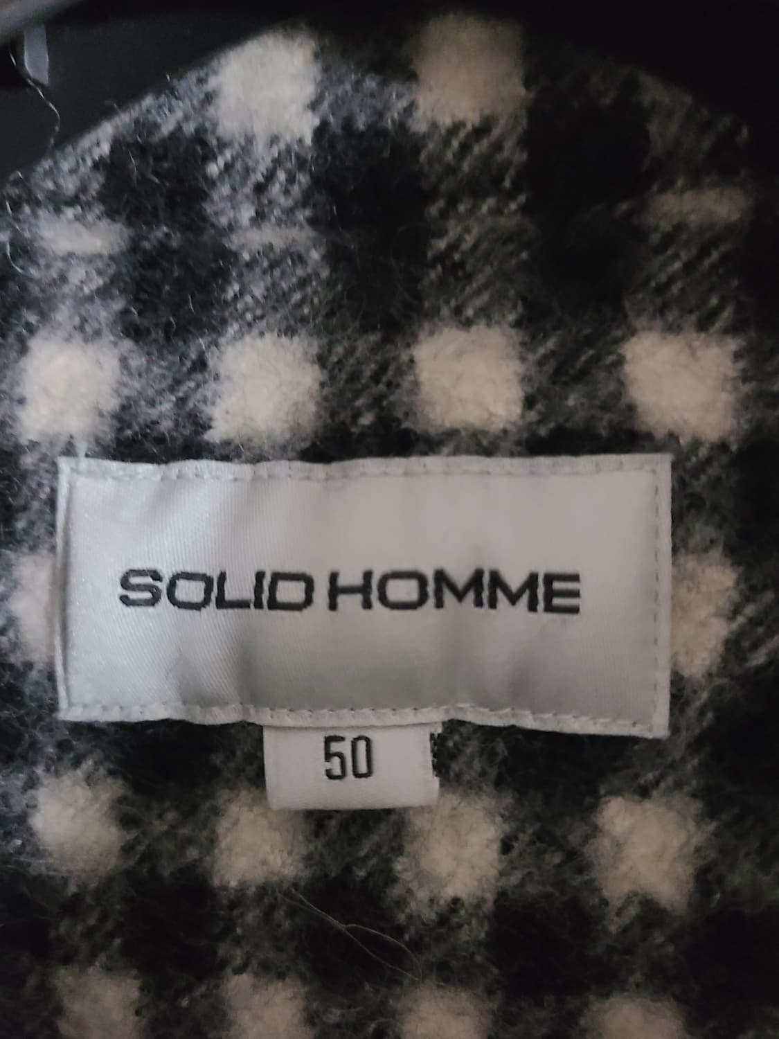 솔리드옴므 체크 남방(실95) 상품이미지3