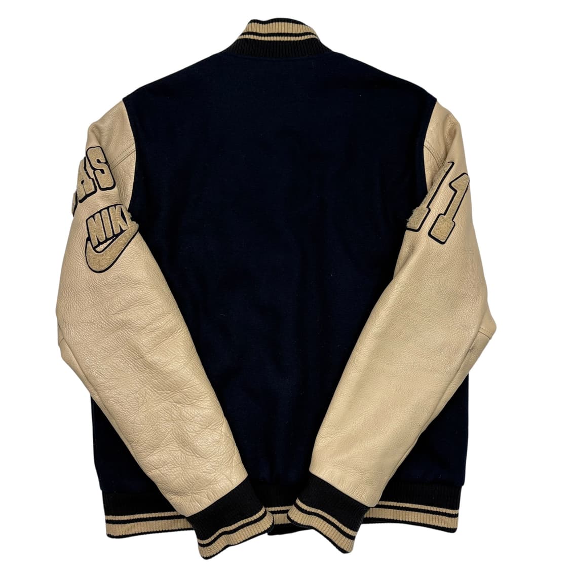 나이키 NSW 디스트로이어 레더 울 바시티 자켓 L 상품이미지4