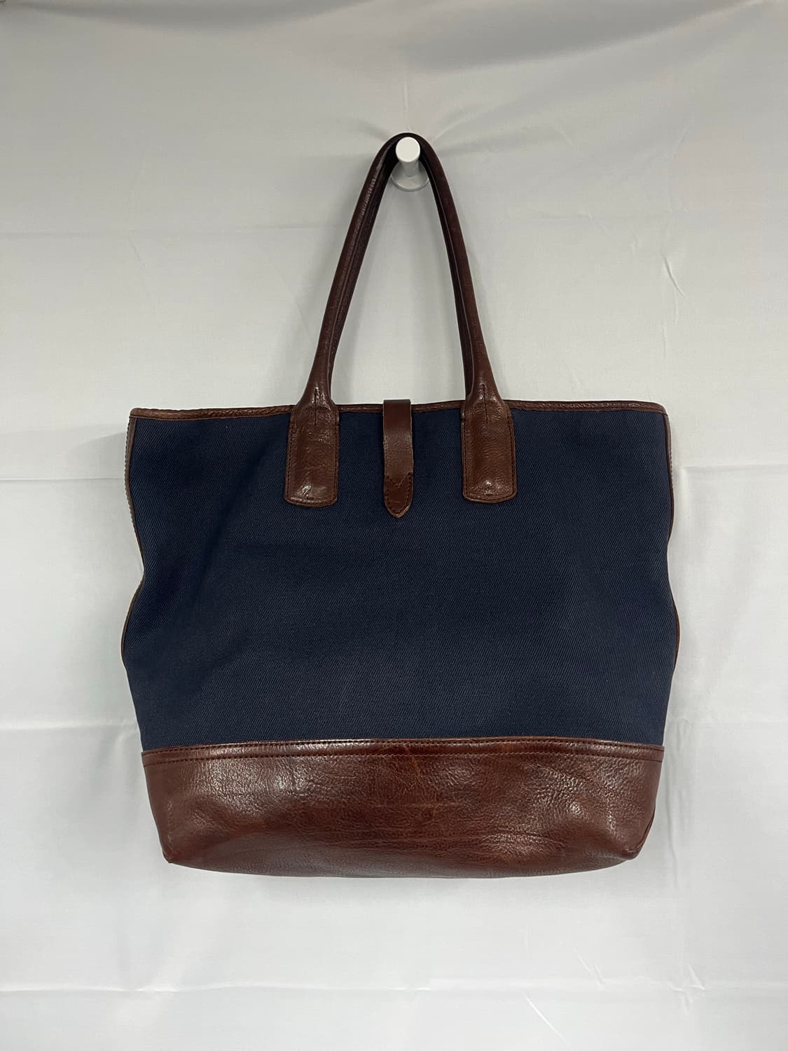 폴로랄프로렌 토트백 레더 네이비 상품이미지2