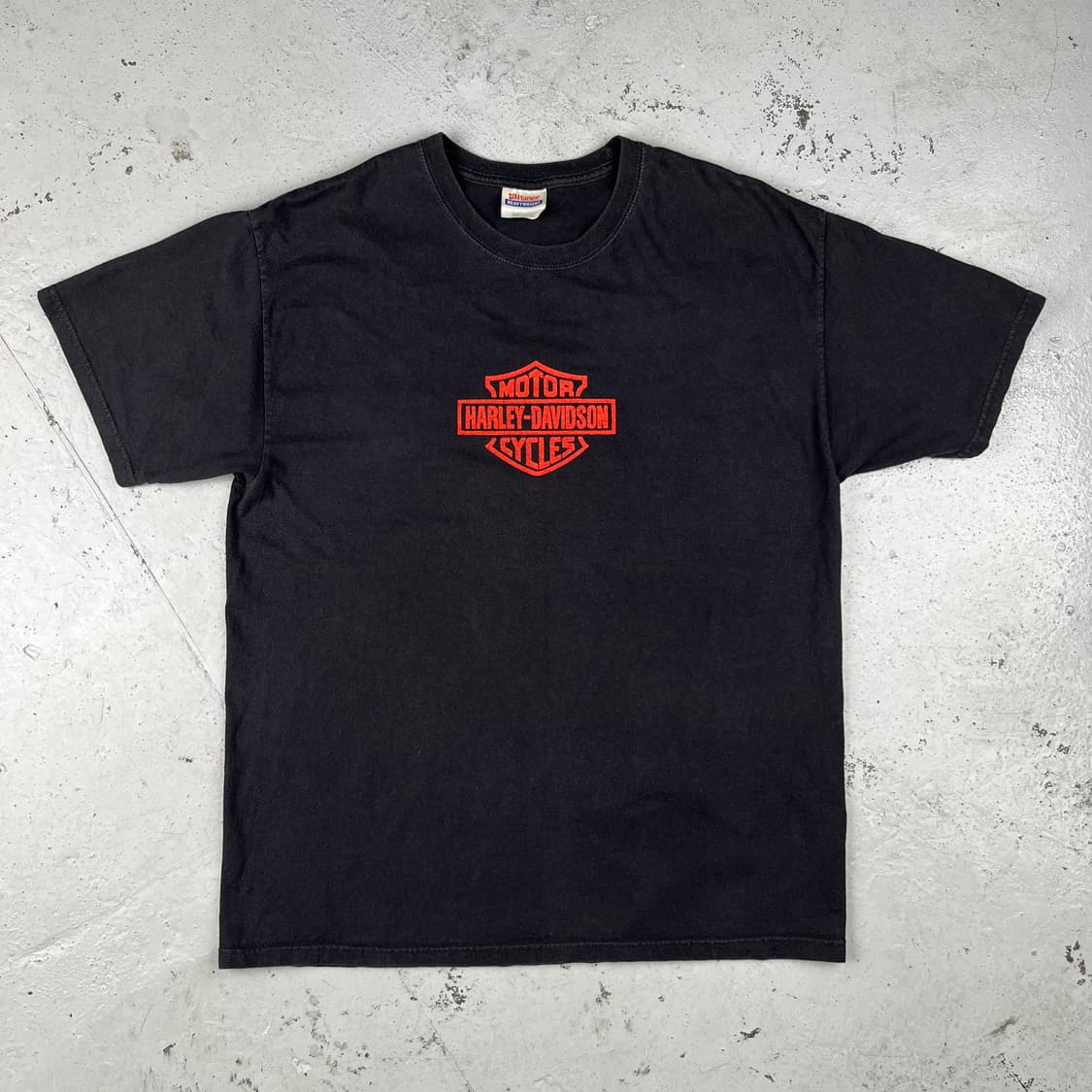 빈티지 할리데이비슨 스컬크로스 반팔티 상품이미지4