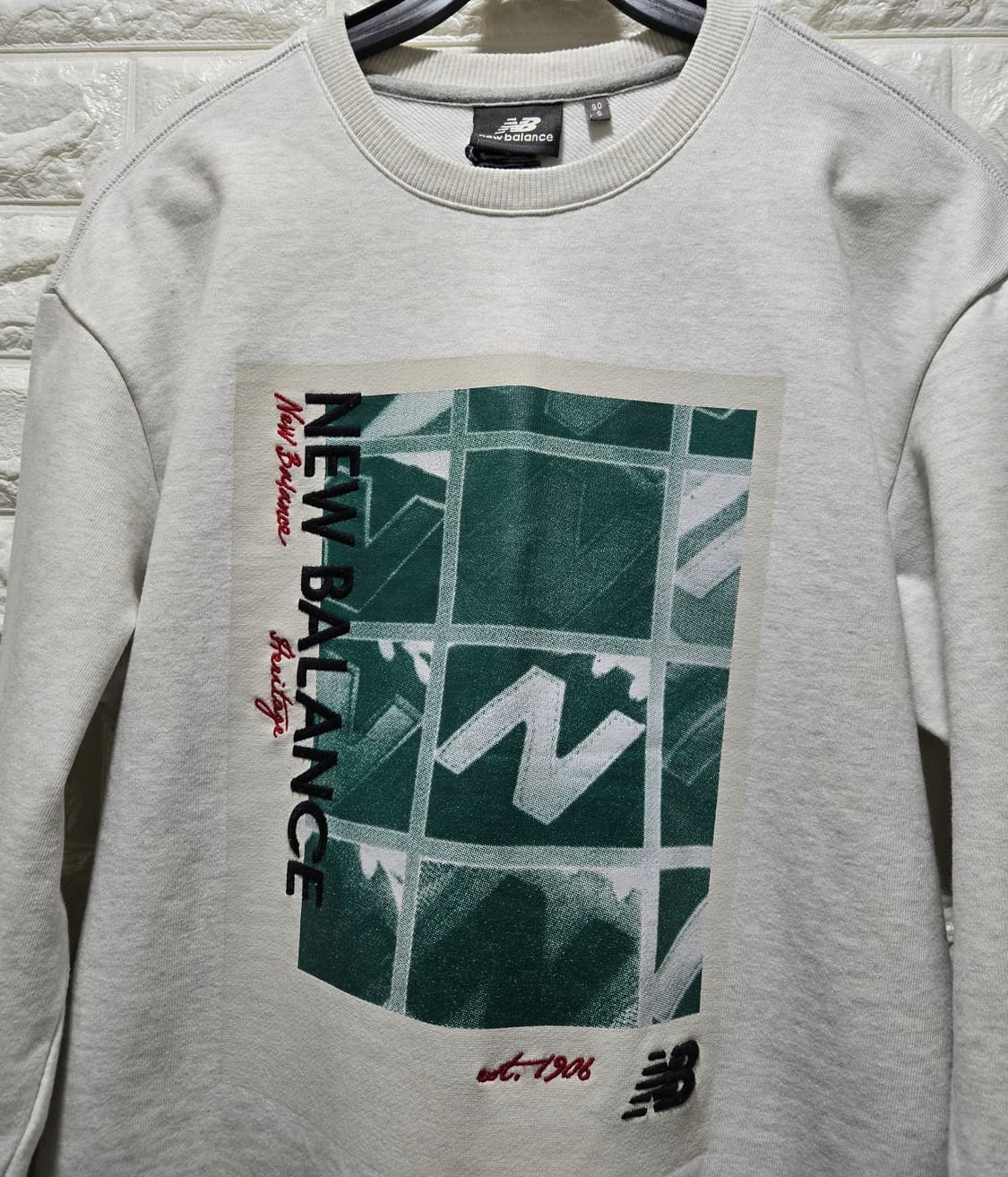 뉴발란스 UNI N로고 포토 맨투맨 90 상품이미지2