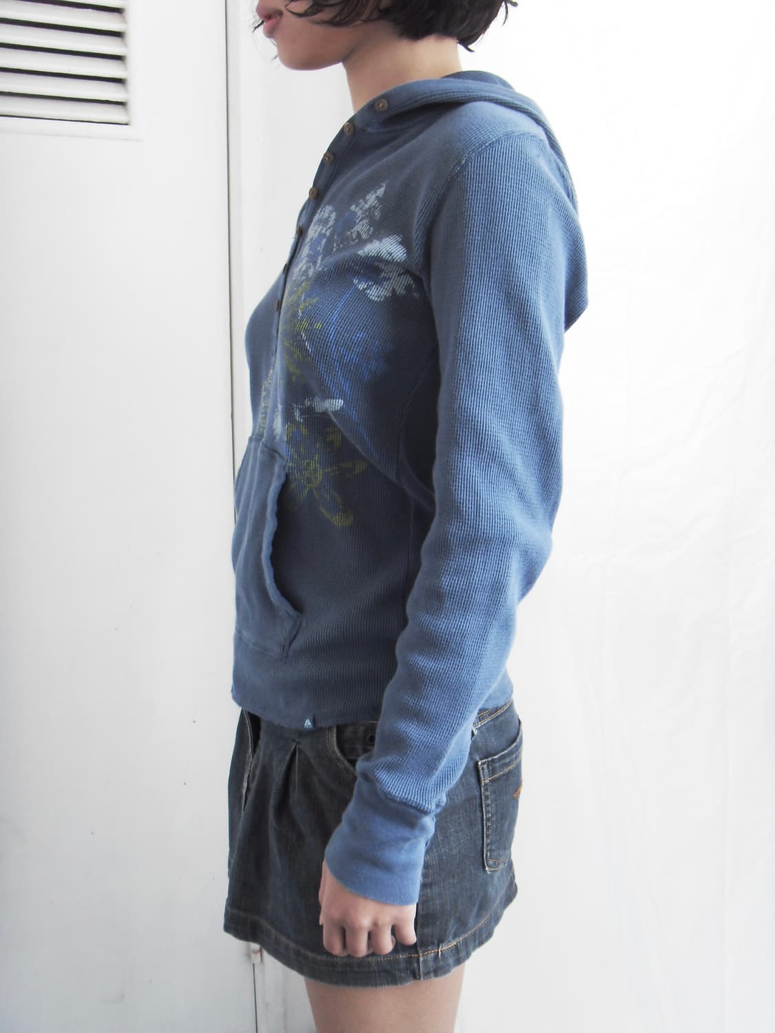 여성 빈티지 acg 꽃무늬 후디 상품이미지3