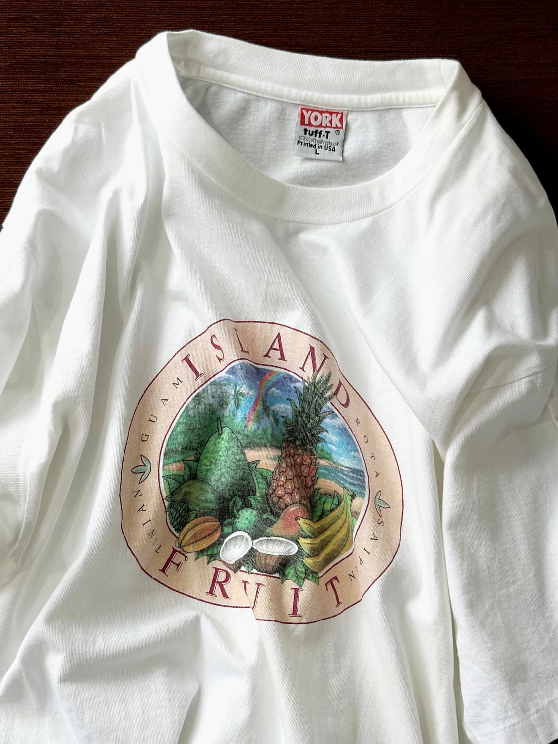 90's finished Heavy cotton t-shirt 상품이미지1