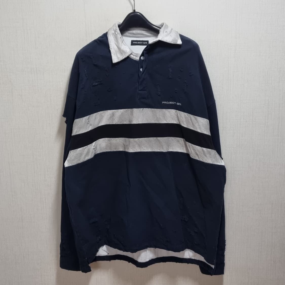 프로젝트GR PROJECT G/R 럭비 긴팔티셔츠 상품이미지1