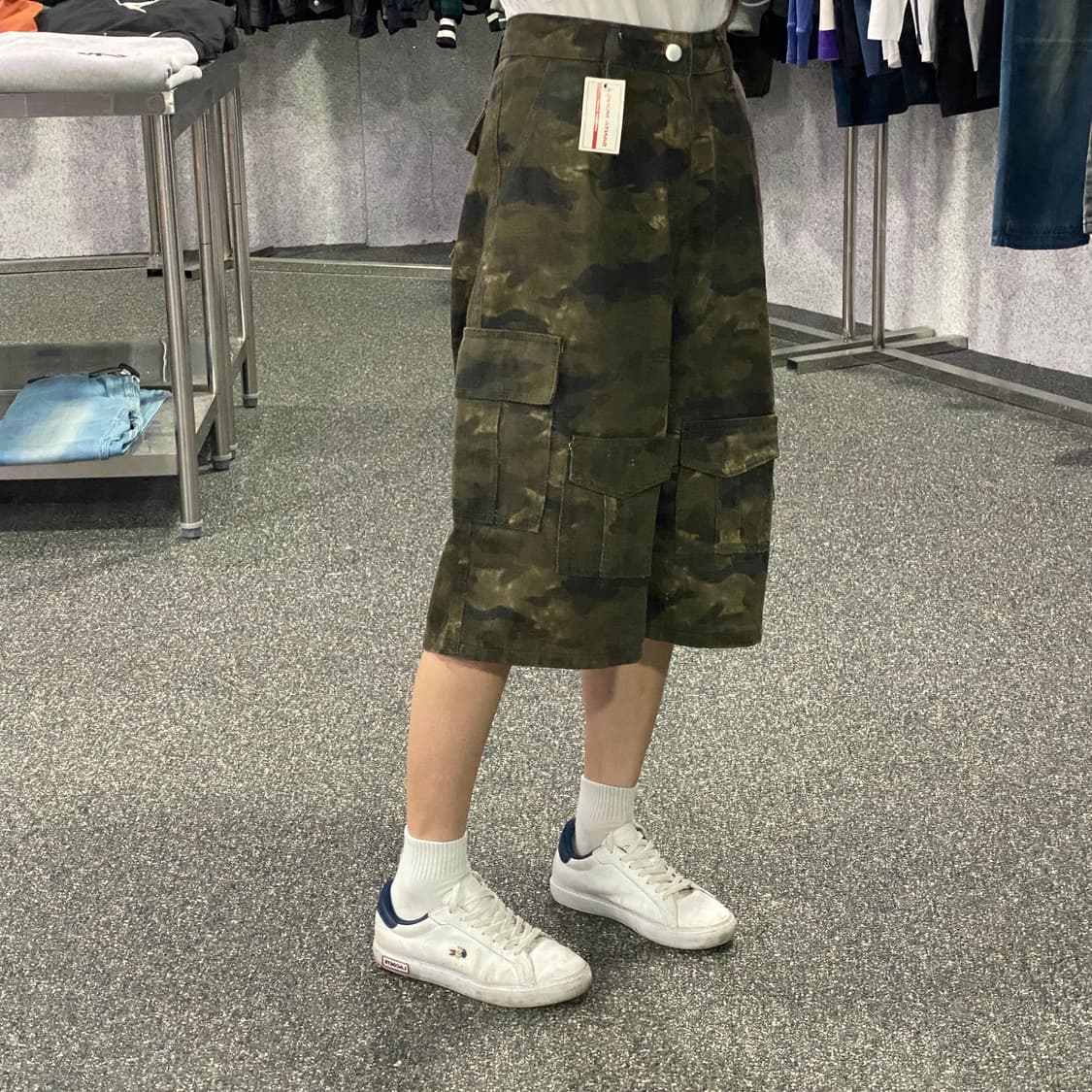 빈티지 멀티 카모 버뮤다 팬츠 B2612 상품이미지2
