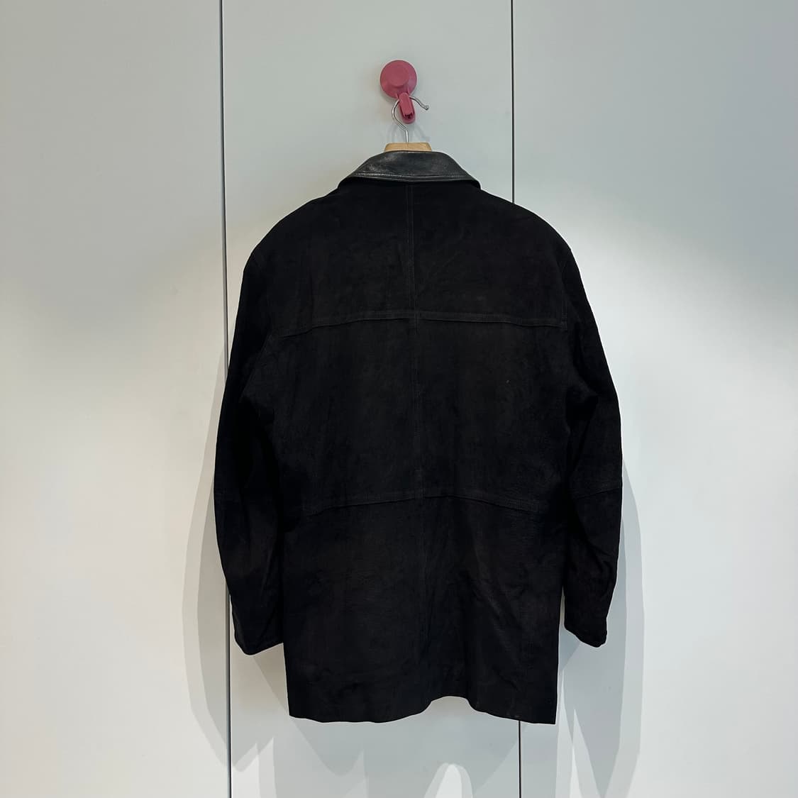 이태리 메이드 스웨이드 레더카라 카코트 상품이미지4