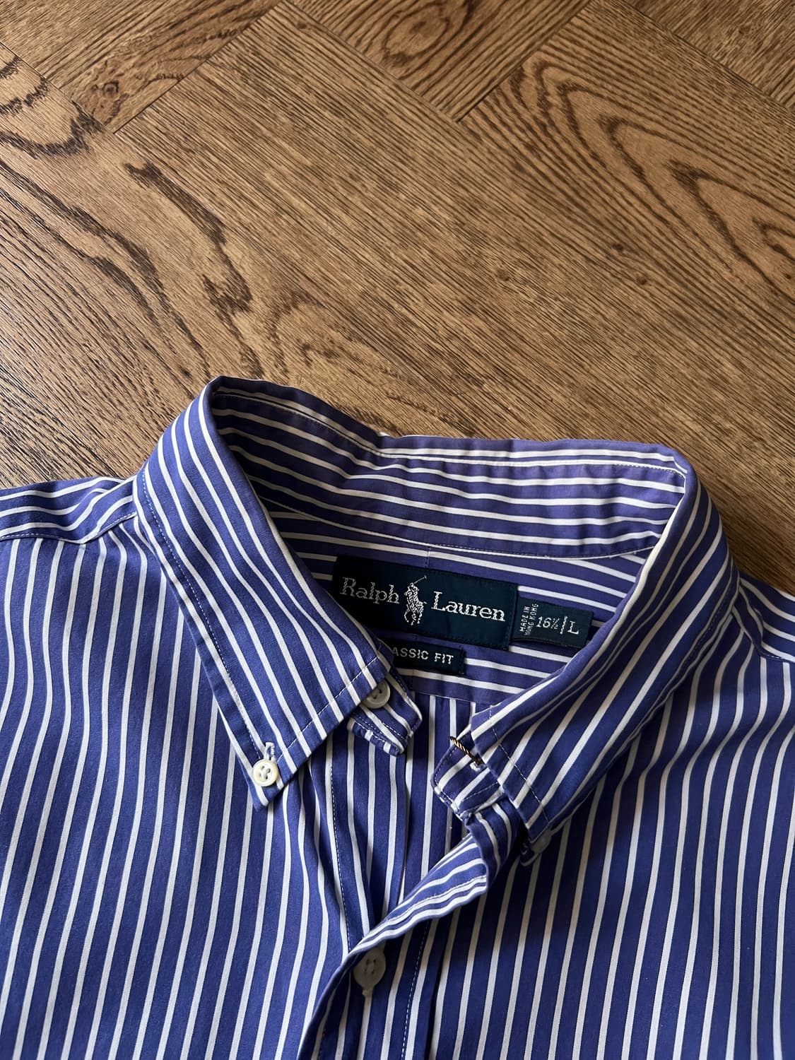 [L]폴로 랄프로렌 CLASSIC FIT 스트라이프 코튼 셔츠 상품이미지2