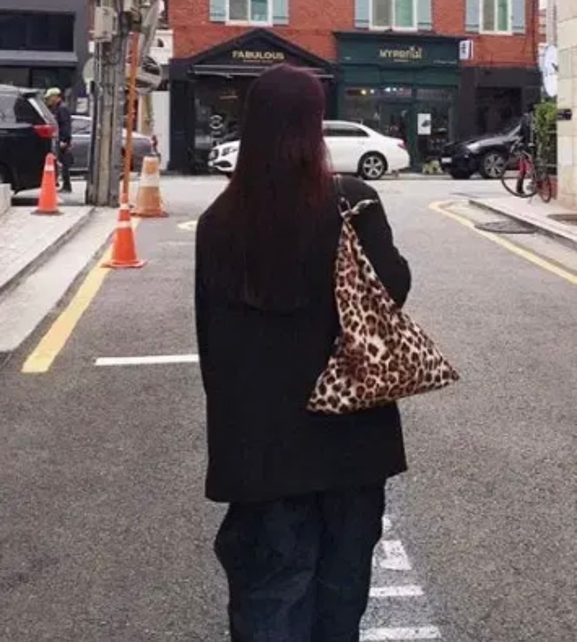 (새상품) 와이낫백 레오파드  숄더백 상품이미지4