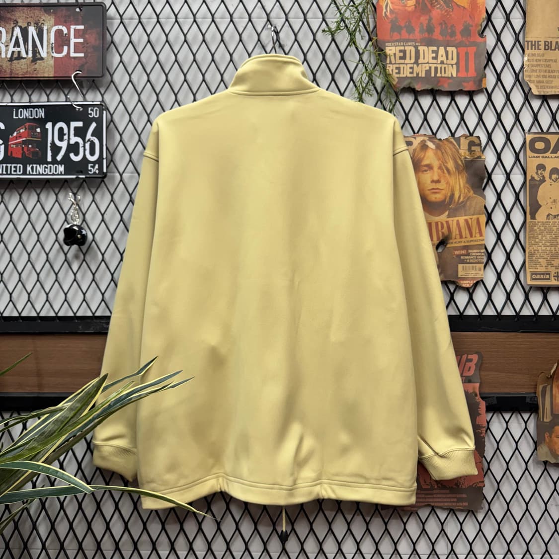 90s 챔피온 재팬 골드원 져지 사이드 트랙 라인 포인트 옐로우 상품이미지2