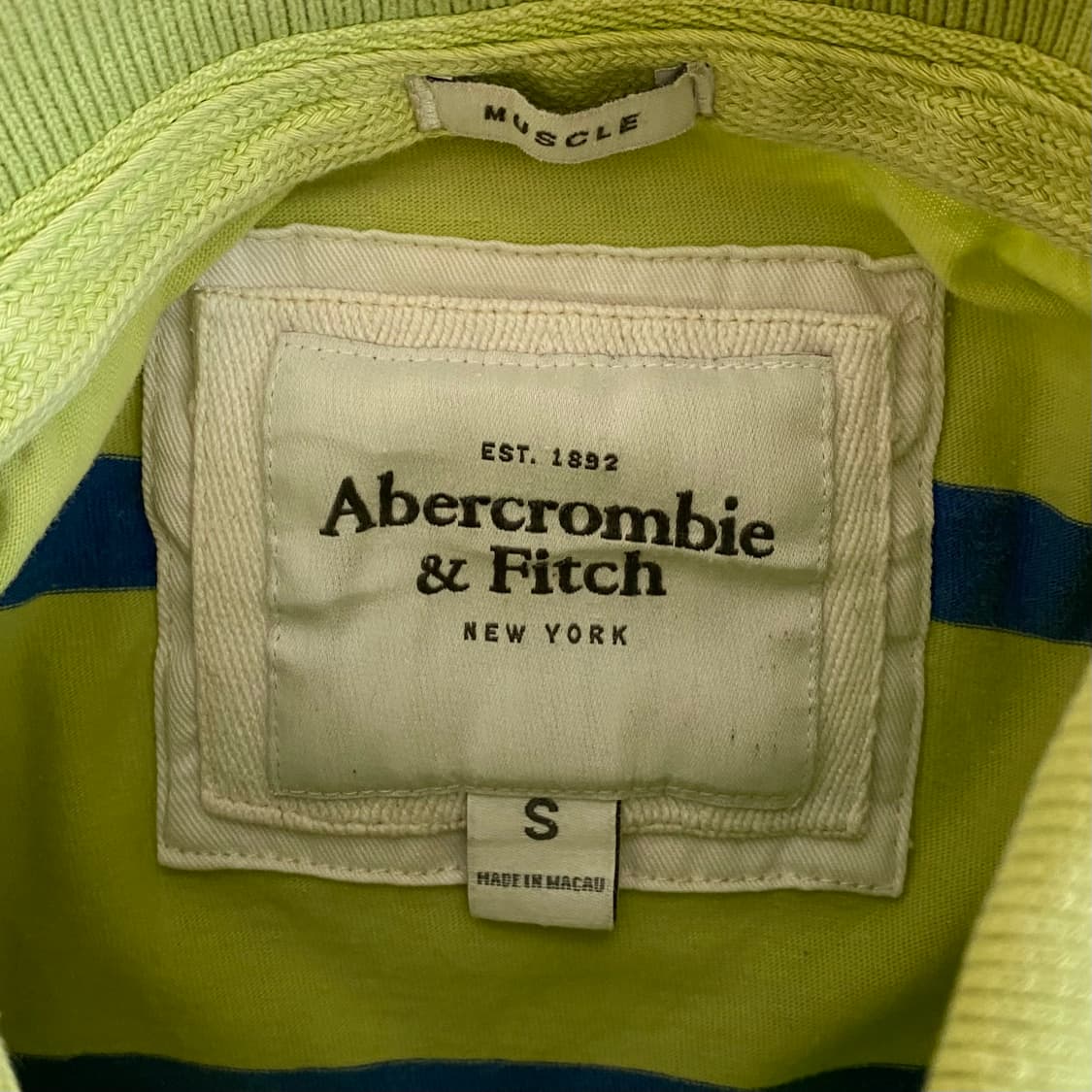 아베크롬비 머슬핏 스트라이프 폴로 셔츠 상품이미지7