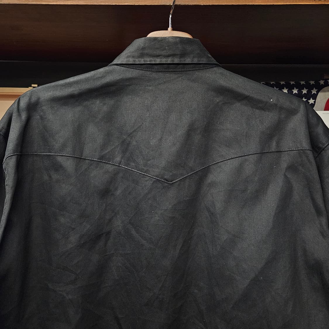 90s 랭글러 코튼트윌 웨스턴 워크셔츠 펄버튼 스냅  N1124 상품이미지5