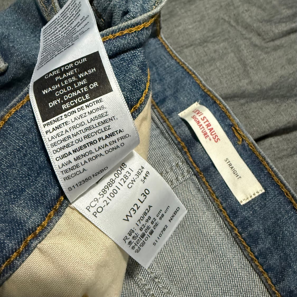 Signature by Levis Straight Fit Jeans 상품이미지10