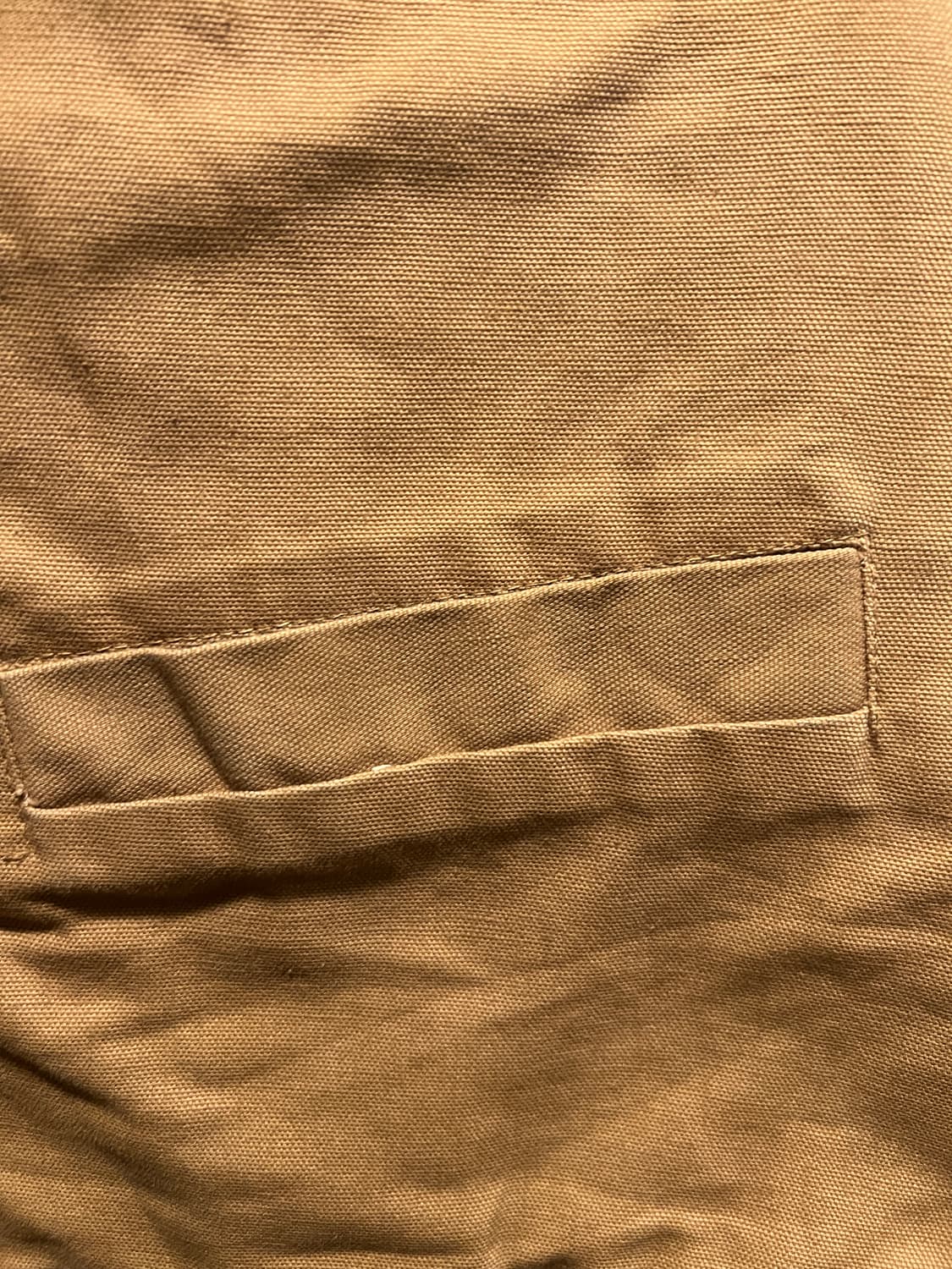 [L]80's 칼하트 Made in USA 브라운 캔버스 워크 베스트 상품이미지4