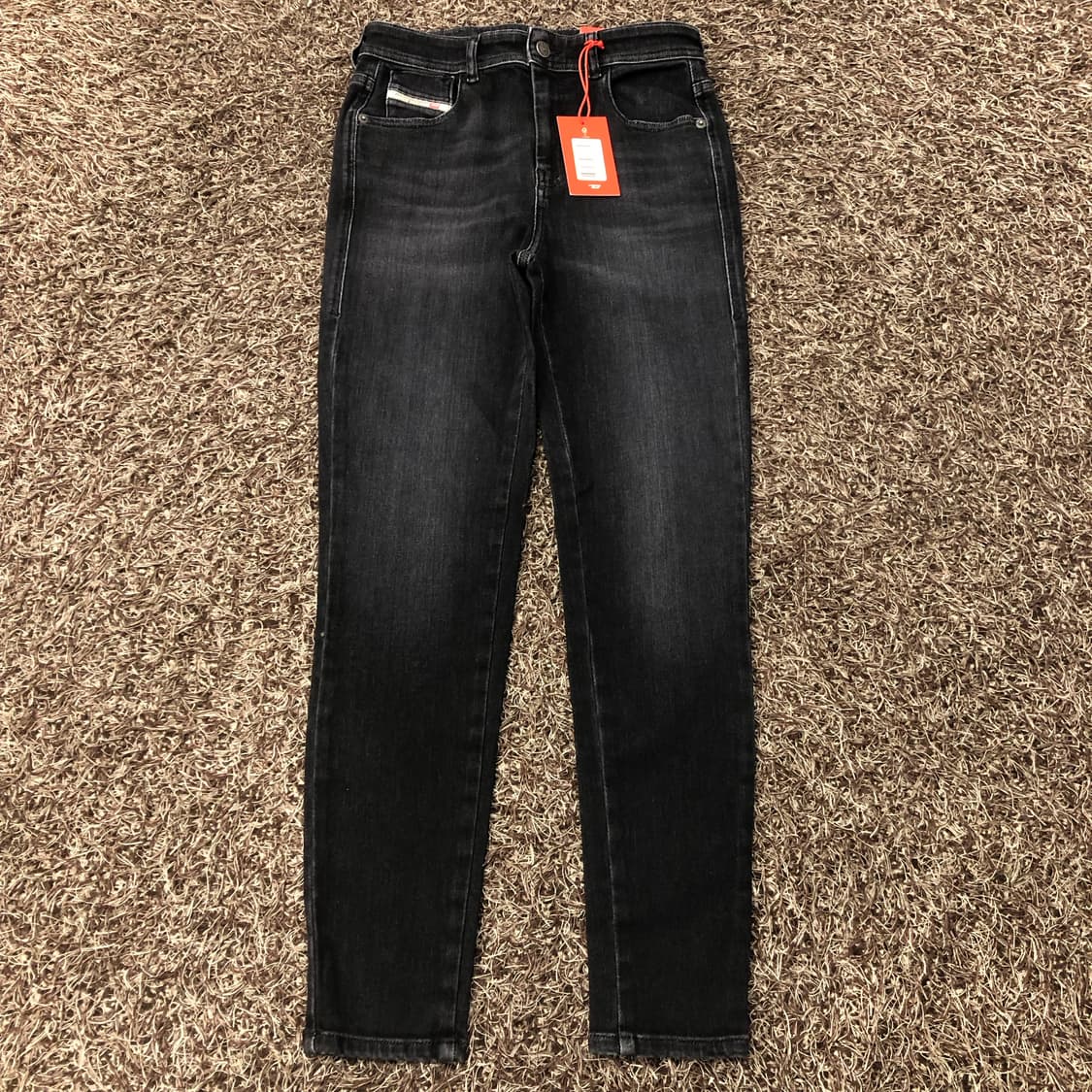 데드스탁 디젤 워싱 흑청 스키니진 데님 팬츠 상품이미지2