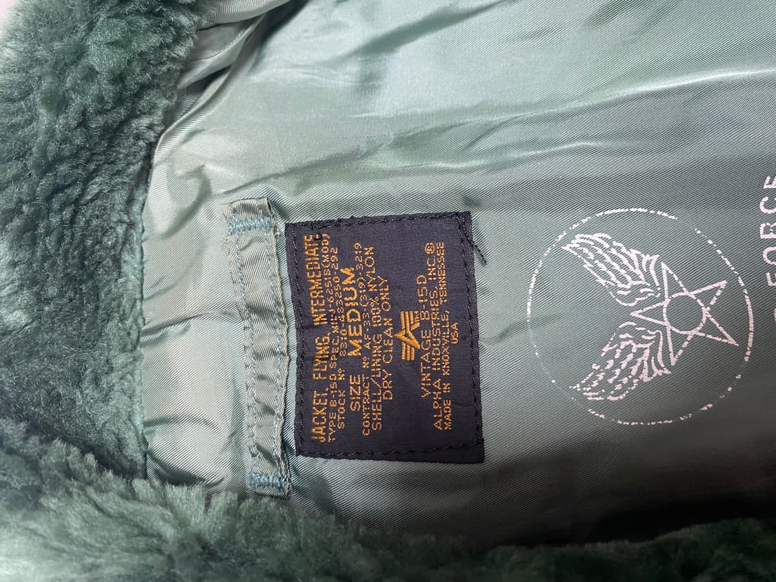 B-15D 항공쟈켓 팝니다 상품이미지4