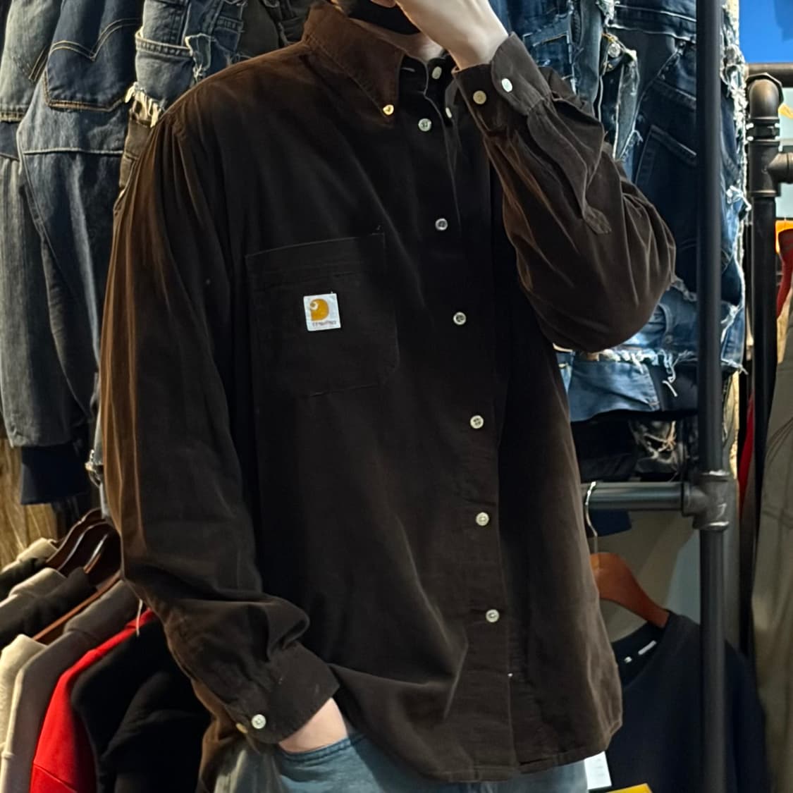 [NO.9] 칼하트 코듀로이 긴팔셔츠 상품이미지4