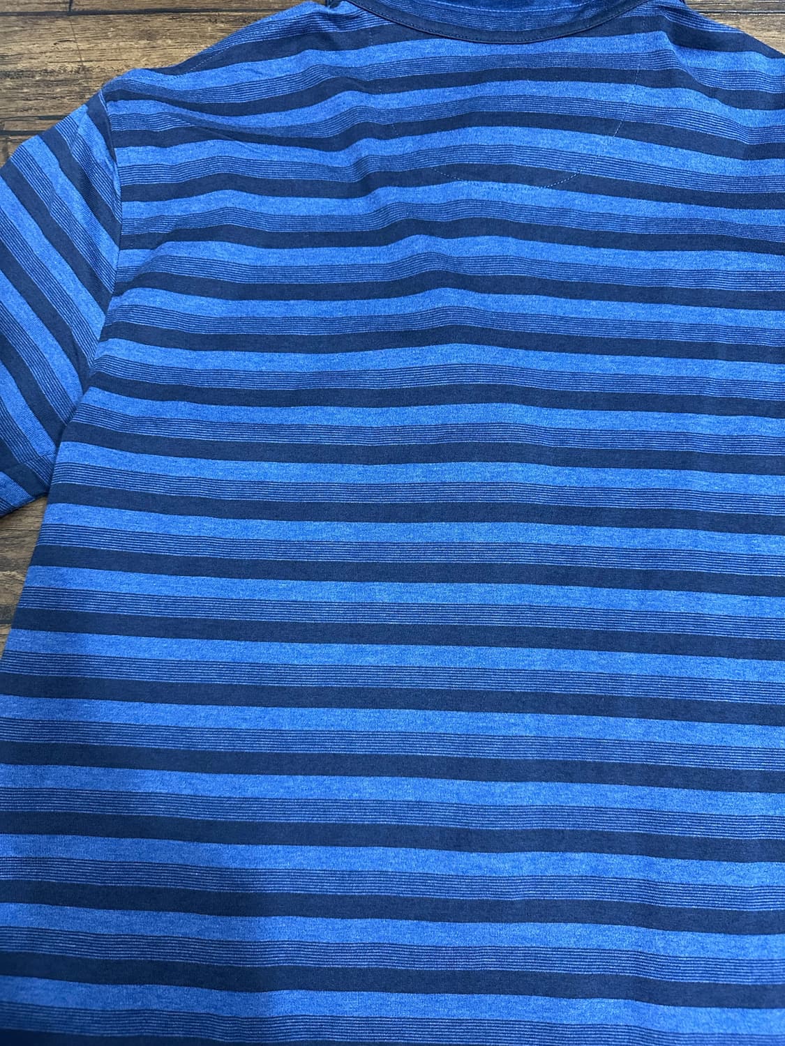 브룩스브라더스 슬림핏 스트라이프 반팔 카라티 M 새제품 상품이미지5