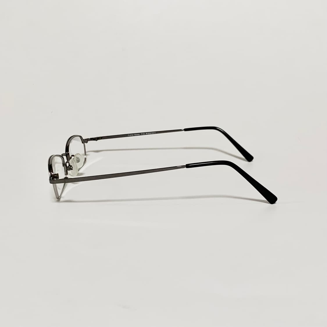 935 데드스탁 긱시크 실버 메탈 안경 빈티지 사각 슬림 스몰 픽키안경 상품이미지4