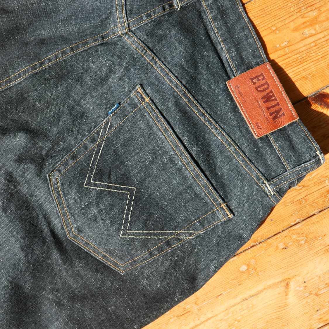 에드윈 F404 블랙 스트레치 데님 (Japan / 스판 혼방) 상품이미지4