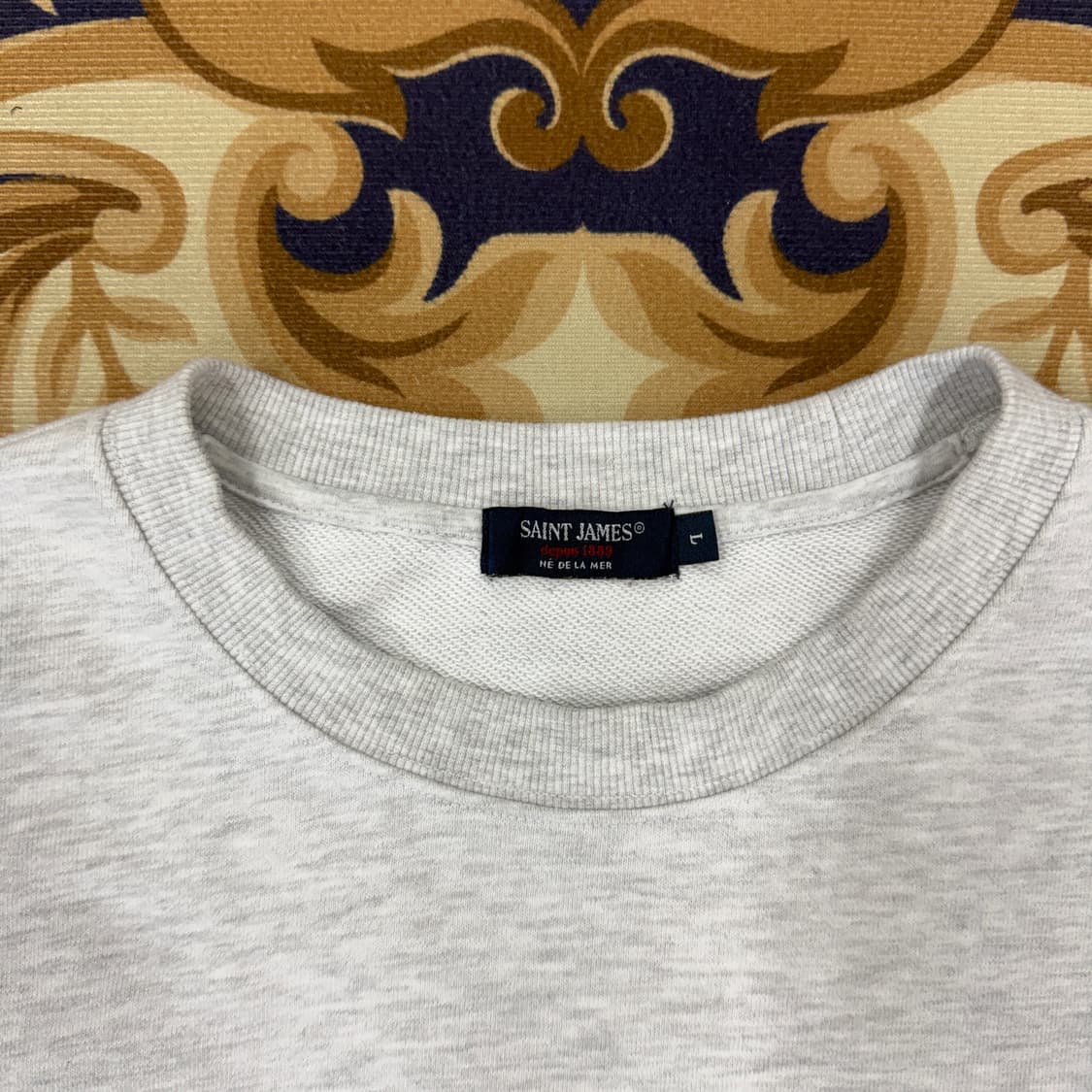 (L)세인트 제임스 Saint james 봉봉 앨보우패치 맨투맨 상품이미지2