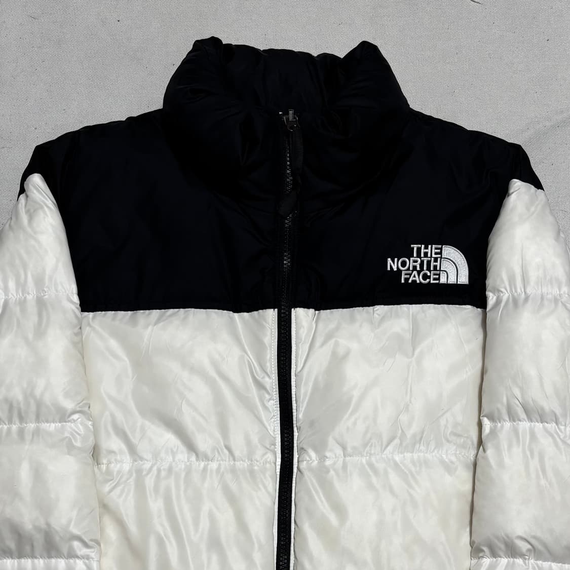 L 노스페이스 1996 블랙 화이트 눕시 패딩 상품이미지1