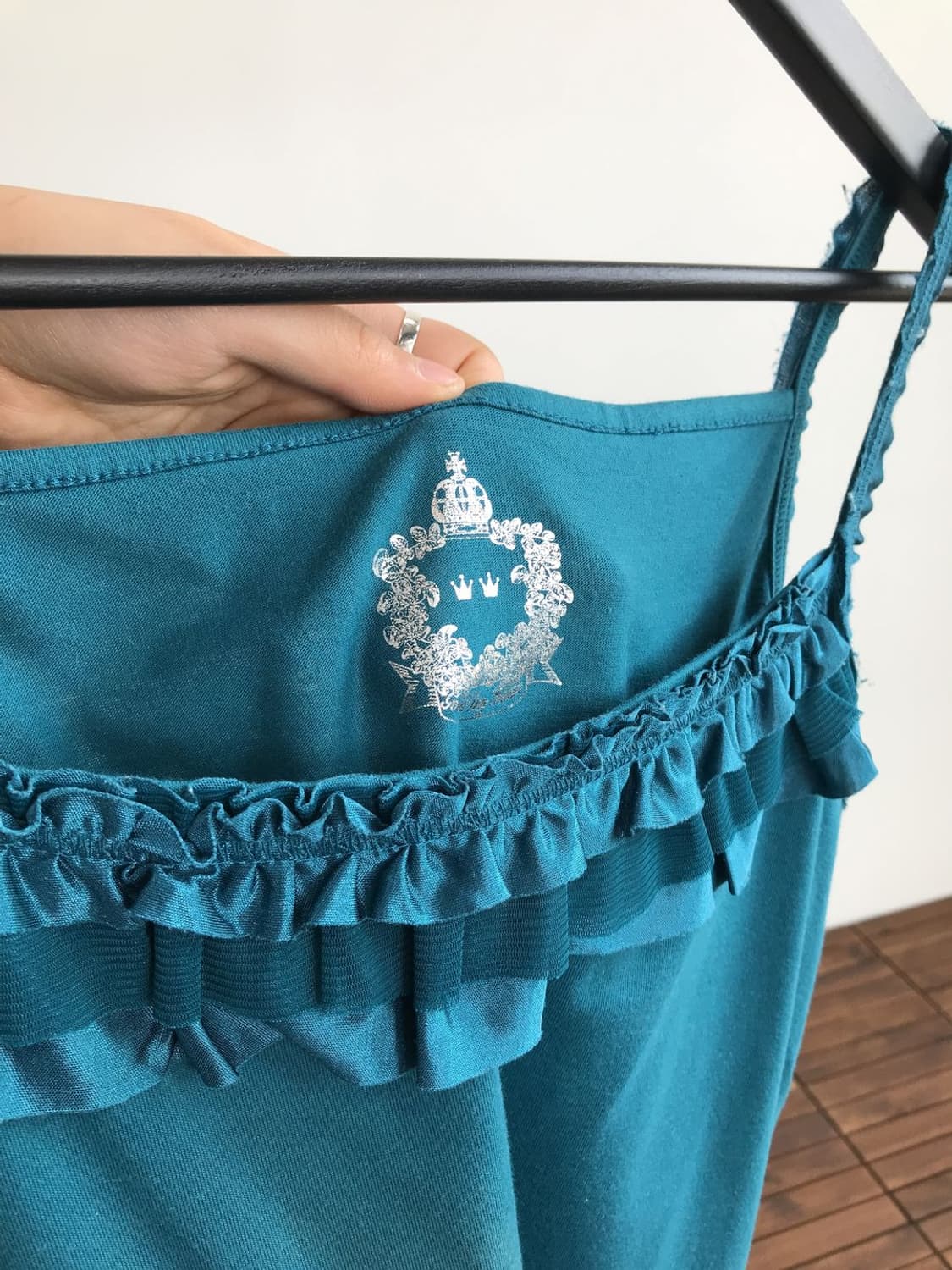 Jpn Ruffle Tiara Sleeveless T-Shirts 상품이미지7