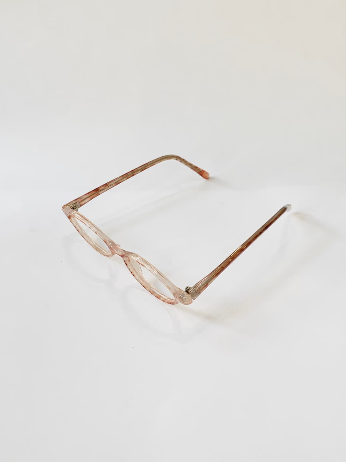 [픽키-629] 베이지 마블 오벌 뿔테 호피 안경 상품이미지6