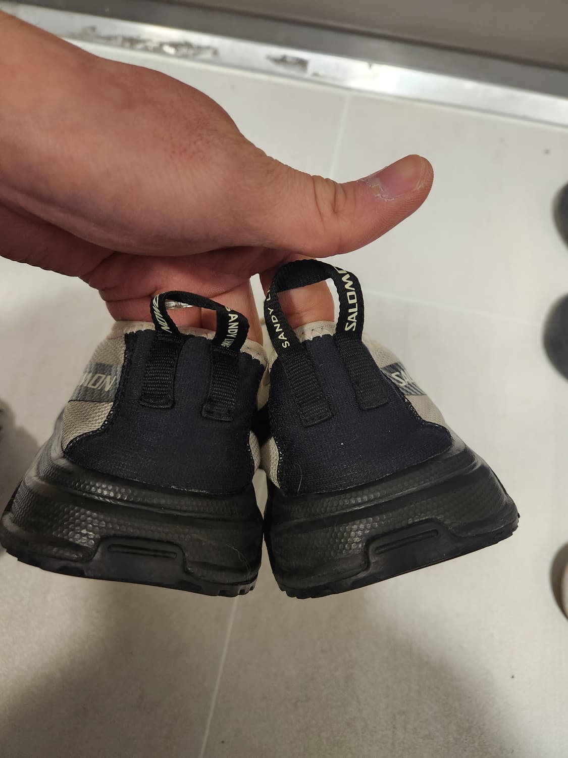 (275)살로몬 샌디리앙 rx 모크 3.0 블랙화이트 uk9 us9.5 상품이미지4