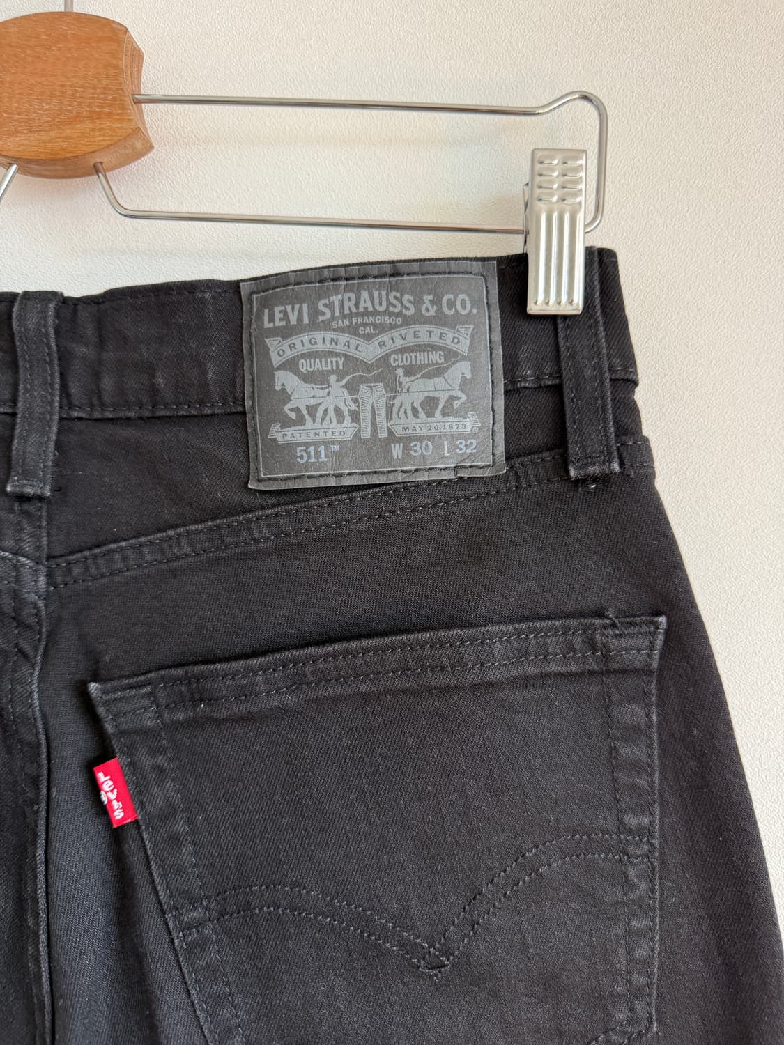 리바이스(Levi's) 511 블랙 데님 상품이미지6